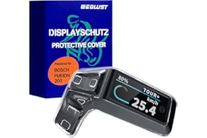 WEGLUST i-LEFANTE Etui ochronne do Bosch Purion 200, osłona ekranu roweru elektrycznego, przezroczysta i wodoodporna, ochrona przed wstrząsami i zarysowaniami (zestaw 1 szt.)
