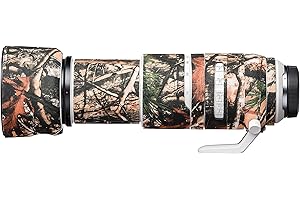 easyCover - Lens Protection Camouflage Cover - Objektivschutz - Schutz für Ihr Kameraobjektiv - Geeignet für Canon RF 100-500mm F4.5-7.1L is USM - Wald Camouflage