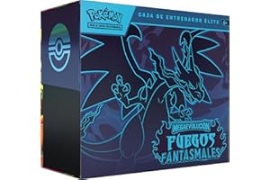 Pokémon: JCC Pokémon Megaevolution Elite Trainer Box-Ghost Fires (1 Promo Card with Expanded Illustration, 9 Upgrade Envelopes and Premium Accessories)