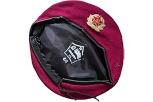 Ganwear Armée Russe soviétique URSS Spetsnaz béret Uniforme Rouge Marron avec Insigne