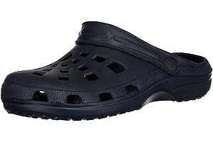 Brandsseller Herren Clog Gartenschuh Badeschuh Freizeitschuh Hausschuh Slipper mit Fersenriemen