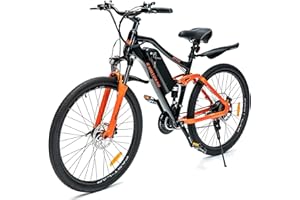 E MOTORAD - RIDE THE ELECTRIC REVOLUTION EMotorad EMX+ | Vélo électrique tout-terrain pour adultes | pneus CST 27,5 x 2,0" | moteur 36 V 250 W | batterie 13 Ah amovible | double suspension | freins à disque mécaniques | écran LCD