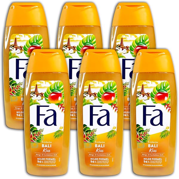 Fa Pflegendes Duschgel Mystic Moments – Mit Passionsblütenduft, 3x 250 Ml | 94% Natürliche Inhaltsstoffe