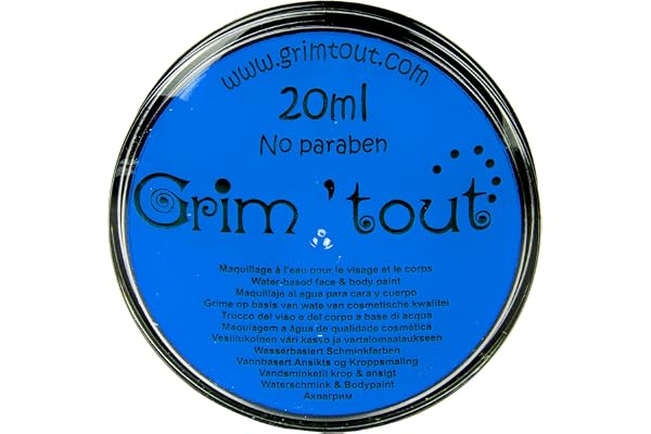Grimtout Generique - Fard Visage et Corps Bleu
