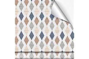 MEGADECOR DECORATE YOUR HOME Megadecor Vinilo Decorativo, modelo GIYANI, 60cm x 240cm, Para Muebles y Paredes, Resistente al Agua y La Humedad (Texturizada)