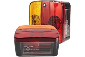 ‎CXTM CXTM Anhänger Rückleuchten 12V Universelle Wasserdichte Rücklicht Anhänger für PKW, LKW, Wohnwagen und Nutzfahrzeuge (2Pcs Rückleuchten)