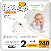 Paddlers Protection Bebek Bezi 2 Numara Mini (3-6 Kg) 240 Adet &ndash; Ekstra Jumbo Set, Maksimum Koruma