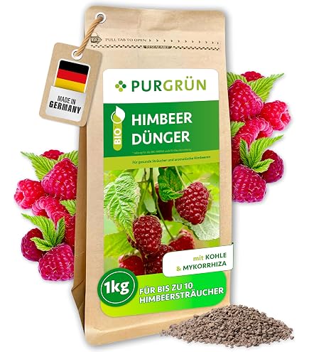 Purgrn Bio-Erdbeerdnger 1 kg  Organisch-mineralische Rezeptur   Feinkrniges Krmelgranulat  NPK 6+3+8  Mit Magnesium fr saftige, se  Erdbeeren  Verbessert die Bodenqualitt : Amazon.de: Garten