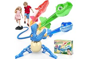 Dislocati Dinosaurier Spielzeug ab 3-12 Jahre Junge, Outdoor Spiele für Kinder Raketen Spielzeug für Kinder Geschenk Junge Mädchen 3-12 Jahre Spiele für Draussen Garten Spielzeug Kinder Draußen