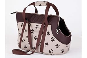 PillowPrim Hundetasche Tragetasche für kleinen und mittleren Hund, Welpen, Katze für Spaziergang - Größe L