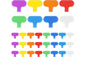 32 Pcs Cable Cord Labels, Ymapinc Multi-Color Electronic Cable Tags Writeable Labels for Computers Management Wire Tags Self-Adhesive Nylon Label