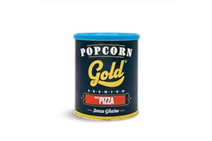 Fun Food Italia Popcorn Gold Premium Gusto - Senza Glutine, Pizza, in Barattolo da 30 G