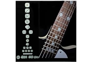 INLAYSTICKERS Inlay Sticker Griffbrett Position Marker für Gitarren - Rolling Dices