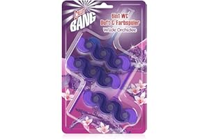 ‎CILLIT BANG Cillit Bang 6in1 WC Lilaspüler Wilde Orchidee – Färbt das Toilettenwasser Lila – Eine saubere, frische Toilette mit jedem Spülgang – 1 x 3 WC Spüler