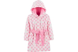 Simple Joys by Carter's Mädchen Hooded Sleeper Robe Bademantel für Babys und Kleinkinder