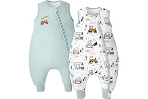 Unnivoll Śpiwór niemowlęcy 1.5 Tog zimowy z nóżkami 6-18 miesięcy 70 cm koparka, 1.5 Koparka Tog, 70cm/6-18 Monate