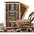 Dubai Chocolate Bar Pistachio – 100g Kunafa & Pistachio Cream Filling – Luxurious Fix Dubai Chocolate - Viral Milk Choclate With Kadayif & Kataifi – Perfect for Kids, Family & Friend (Pack of 1)