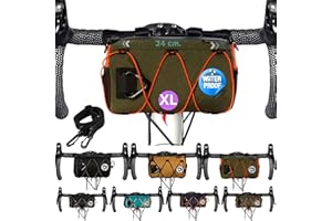 ULAC NEO PORTER COURSIER GT Torba na kierownicę rowerową, wodoodporna, na rower szosowy, rower górski, podróż rowerową (mos, 3,8 l)