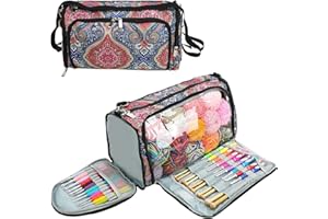 JOZEA Sac de rangement en tricot Orange