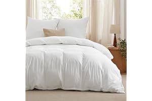 Bedsure Bedding Funda Nordica Cama 135/150 - Poliéster Microfibra Juego de Funda de Edredon 230x220 cm y 2 Fundas de Almohada 50x75 cm, Funda Nórdica con Cremallera ÖKO-Tex (Blanco)