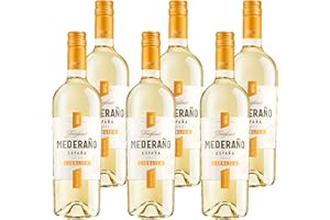 ‎FREIXENET Freixenet Mederaño Blanco Lieblich (6 x 0,75 l) - Lieblicher Weißwein aus Spanien, fruchtig und sanft, ideal als Aperitif oder zu Gemüse, Fisch oder Geflügel, Spanischer Wein