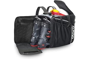 Otaro Ski Boot Bag with Helmet Compartment (Over 35,000 satisfied customers) Premium Ski Boot Bag | Also Suitable as Skate or Inline Skate Bag | Ski Bag, Ski Bag Set, Ski Boot Bags