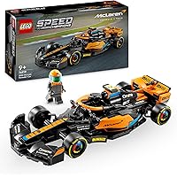 LEGO Speed Champions Monoposto da Corsa McLaren Formula 1 2023, Macchina Giocattolo F1 per Bambini e Bambine da 9 Anni, Model