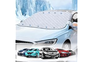 APKOL Copri Parabrezza Auto Inverno, 160x116cm Copri Vetro auto Magnetico, Telo Parabrezza Antighiaccio Magnetico Protezione pieghevole, Contro Neve, Ghiaccio, Gelo, Anti UV