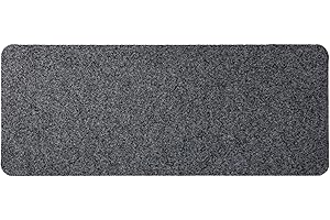 ‎ANRO ANRO Schuhparkplatz Fußmatte rutschfest Fußabtreter Schmutzfangmatte Indoor Sauberlaufmatte schmal Abtropfmatte für Eingang Uni Grau 35 x 100 cm