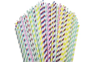 CONNECTION Bastoncini Zucchero Filato 100 Pezzi Bastoncini di Carta per Zucchero Filato 300 x 6 mm Rotondo Bastoncino Di Marshmallow Adatti al Macchina Zucchero Filato,Caramella(Colore)