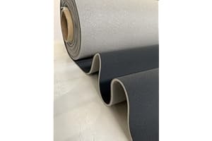 E. U. FABRICS LTD EU Fabrics Black Automotive Headliner Fabric - 2MM Foam Backed, Upholstery Trimmings - 140CM Width