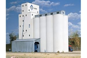 Walthers Cornerstone 933-3022 Model Building, Hobby, Assembly, Detailed, Adm Grain Elevator & Accessories