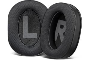 SOULWIT Mesh-Stoff Ersatz Ohrpolster für Logitech G Pro, G Pro X, G Prox 2, G Pro X SE Kopfhörer, Polster mit Geräuschisolationsschaum, zusätzliche Dicke