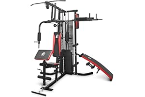 FIT4HOME LTD Fit4home Multi Gym Workout Station | Home Fitness Body Exercise Machine | Total-body Workout | TF-7005A, (81.64 KG)