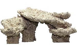 ARKA Céramique récifale Plateau récifal - 40 cm - Offre Une Plateforme Naturelle pour l'aménagement d'aquarium, en matériaux 100% naturels et Non polluants, fabriqué en Allemagne.