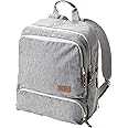 Nuby Baby Changing Bag – Baby Change Backpack with Changing Mat | Multiple Storage Pockets | Adjustable Padded Straps | Wipe-Clean & Wear-Resistant Material (Grey)