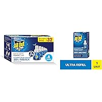 All Out Ultra Power+ FAN (6 refills pack) and All Out Ultra Refill (45ml, Clear)