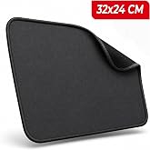 WONKEY PRO - Dikişli Gaming Mouse Pad, Oyuncu Gamer Mousepad, Kaymaz Kau&ccedil;uk Tabanlı, P&uuml;r&uuml;zs&uuml;z Kumaş Y&uuml;zey, Ofis Tipi Mouse Pe
