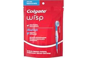 GÉNÉRIQUE Colgate Wisp Pack 24 Ct - Peppermint, Niebieski, Biały