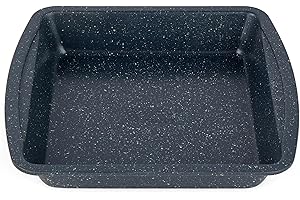 Russell Hobbs RH00997EU Nightfall Stone Square, 26 cm, Blue Marble, 100% PFOA Free, Perfect for Brownies, Mediterranean Vegatables & Flapjacks