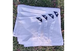 JIAJUTUI001 Malla Sombreadora Jardin para Exterior,50% Anti Ultravioleta Red de Sombra al Aire Libre con Agujeros Patio Plantas Malla de Sombreo con Ojales Tela de Sombra para Pérgola Flores Balcón Invernadero