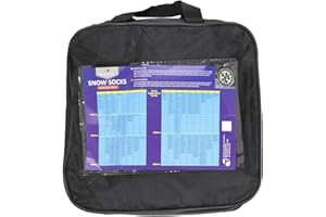 Bluecol Medium Snow Sock Chain Winter Traction Tyres Aid 14" to 20"