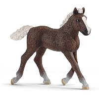 Schleich étalon Forêt Noire – Figurine Réaliste Peinte à La Main, Collection Ferme, Cadeau Enfant, Qualité Premium