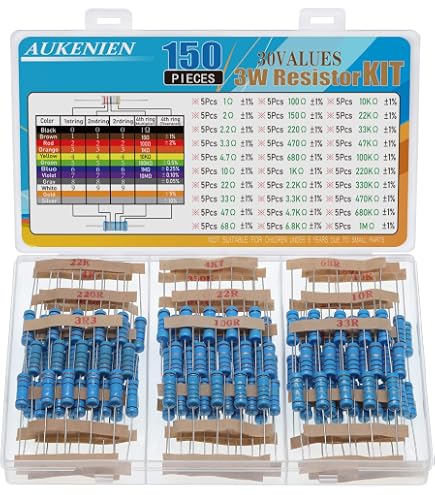 E-Projects 10EP5142R70 2.7 Ohm Resistors, 1/4 W, 5% (Pack of 10