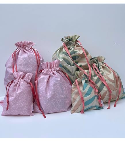Fabric Gift Bags | Reusable Drawstring Options - Spritz - View #11