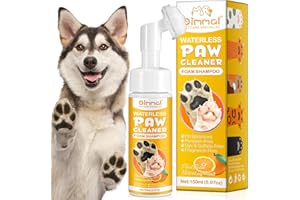 ZYRANOVAE Paw Cleaner Foam,No-Rinse Waterless Dog Shampoo Cats Feet Cleaning With Silicone Brush,Easy & Quickly Clean Paws for Pets,Travel friendly paw cleaner for Small & Large dogs
