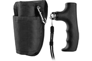 Rigych Monopod Mango Accesorio de Cabeza de Muletas Monopié con Monopod Riñonera Set Mango de Bastón para Bastón de Trekking Monopod Mango Senderismo Escalada Fotografía