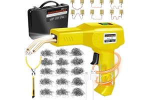 MYTOVOSN 200w Plastica Della Saldatrice, Con 1050 PCS Pinzatrice Calda 5000mAh USB Ricaricabile Senza Fili Della Saldatrice di Plastica, Set di Saldatura di Plastica Portatile Per Paraurti Dell'Automobile