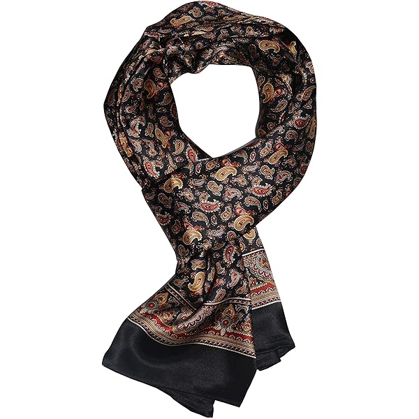 Foulard 100% Pure En Soie Vintage Femme Bayron (232) 86cm X 86cm