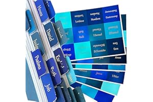 KDJXZ 90 Tabs Bible Tabs Bible Tabs for Women Bible Journaling Supplies Bible Index Tabs Bible Stickers Divider Labels, Suitable for Studying Old and New Testaments,Unisex